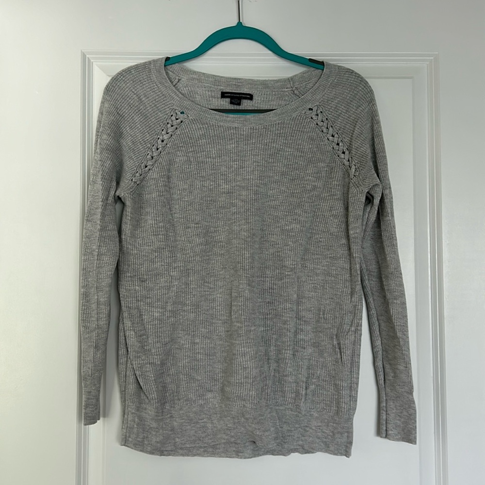 Gray American Eagle Sweater